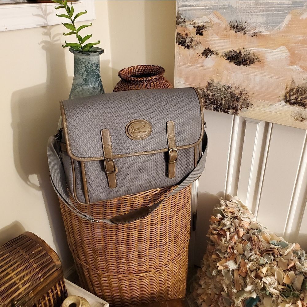 Vintage Ricardo Beverly Hills Messenger / Travel Bag